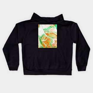 Cotton Candy - Lime and Orange Variant Kids Hoodie